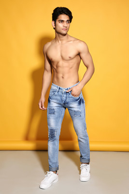 Sobbers Slim Men Blue Jeans