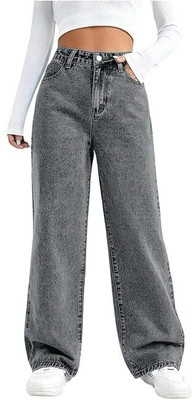 Riacult Regular Women Grey Jeans