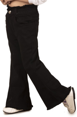 CKUSH Boot-Leg Girls Black Jeans