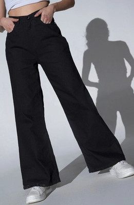 LTA Straight Fit Women Black Jeans