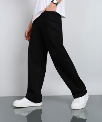 JAAR FASHION Boyfriend Men Black Jeans