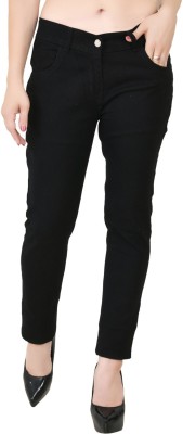 Jeancherry Slim Women Black Jeans