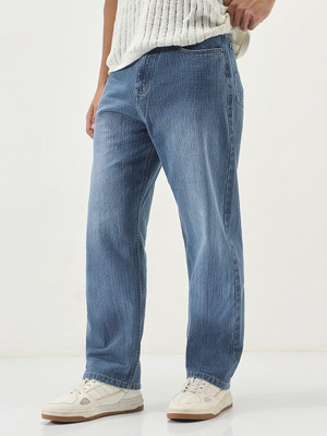 Urbano Fashion Loose Fit Men Light Blue Jeans
