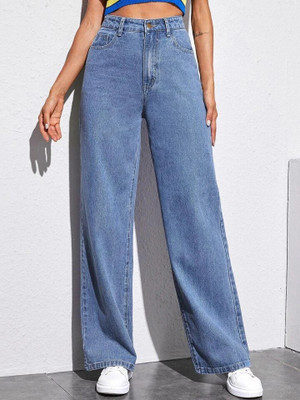 HouseOfCommon Straight Fit Women Light Blue Jeans