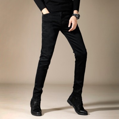 C2FH Jogger Fit Men Black Jeans