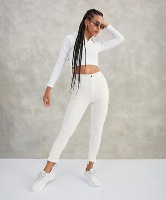 Roadster Skinny Women White Jeans