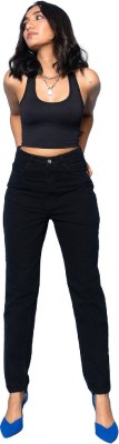 ZKSHOPY Boot-Leg Women Black Jeans