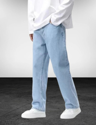 Wanted Straight Fit Men Blue Jeans