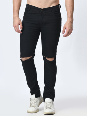 LUMINOIRE Slim Men Black Jeans