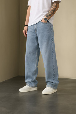 DENIM BOLD Loose Fit Men Light Blue Jeans