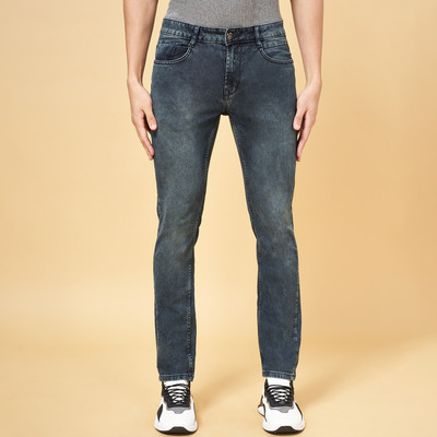 SF Jeans by Pantaloons Slim Men Dark Grey Jeans