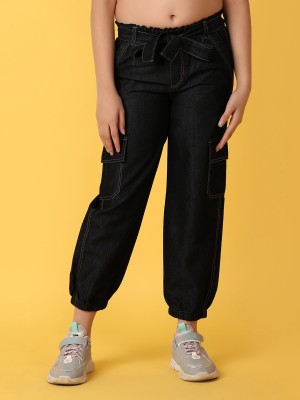 V-MART Regular Girls Black Jeans