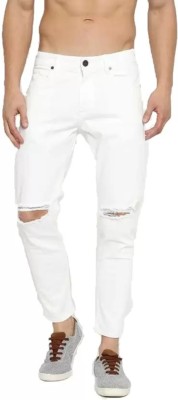 BEG FASHION Slim Men White Jeans