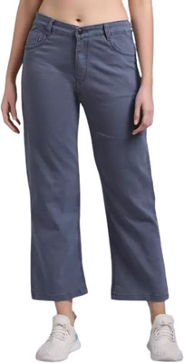 Eliq Flared Women Grey Jeans