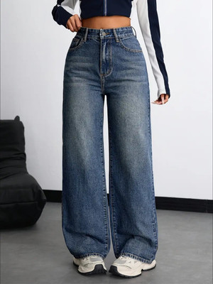 Nifty Relaxed Fit Women Blue Jeans