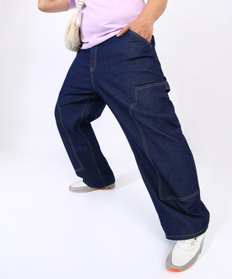 Instafab Plus Regular Men Blue Jeans