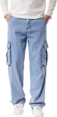DENIM TRENDY Loose Fit Men Light Blue Jeans
