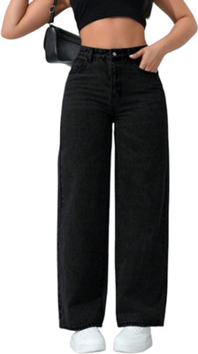BEN MARTIN Loose Fit Women Black Jeans