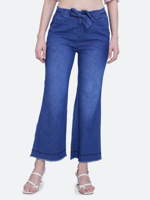 FCK-3 Boot-Leg Women Blue Jeans