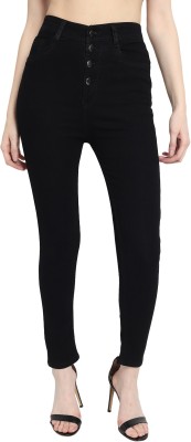 hovac Slim Women Black Jeans