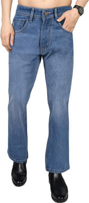 LOUIS STITCH Boot-Leg Men Blue Jeans