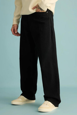 HouseOfCommon Straight Fit Men Black Jeans