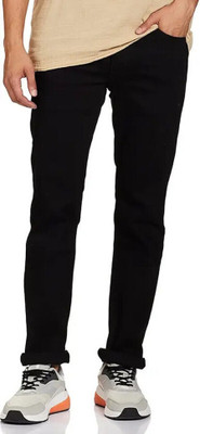 FLIECRANE Boyfriend Men Black Jeans