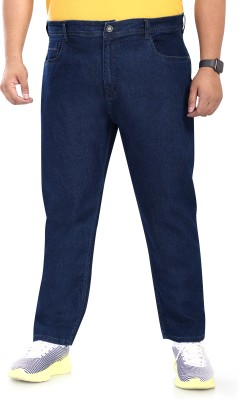 Pluss Tribe Regular Men Dark Blue Jeans