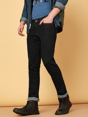 Wrangler Slim Men Black Jeans
