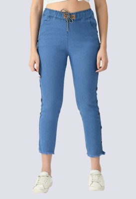 Ira Collections Jogger Fit Women Light Blue Jeans