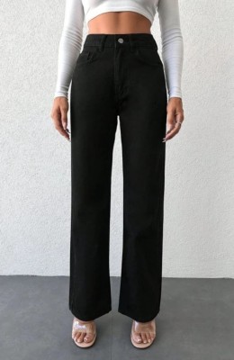 VK Fashion Loose Fit Women Black Jeans