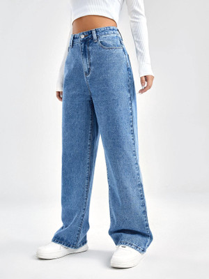 DENIM LOOK Boot-Leg Women Light Blue Jeans