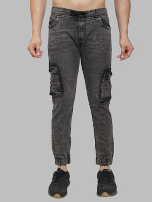 NIRALI Jogger Fit Men Dark Grey Jeans