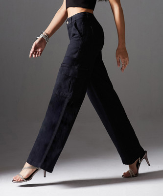 Miss Chase Relaxed Fit Women Black Jeans