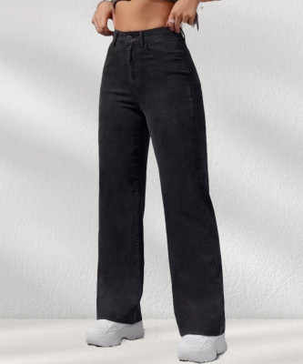 linaria Loose Fit Women Black Jeans