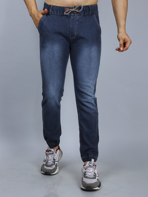 C2FH Jogger Fit Men Blue Jeans