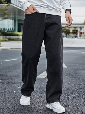 DENIM LOOK Loose Fit Men Grey Jeans