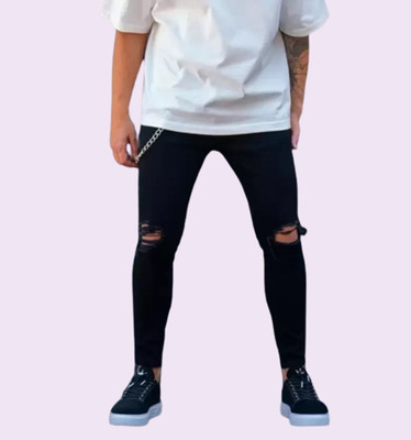 NEET Slim Men Black Jeans
