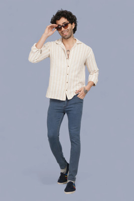 Lzard Regular Men Grey Jeans