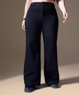 Miss Chase Relaxed Fit Women Black Jeans
