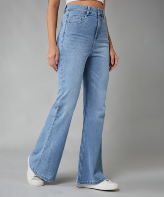DOLCE CRUDO Boot-Leg Women Blue Jeans