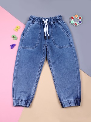 V-MART Jogger Fit Boys Light Blue Jeans