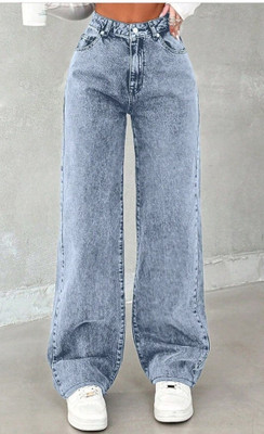 MGWCOLLECTION Straight Fit Women Blue Jeans