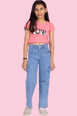 CKUSH Slim Girls Light Blue Jeans