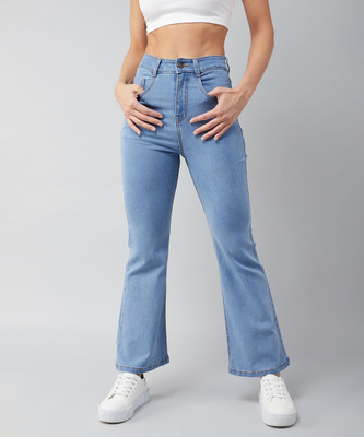 Miss Chase Boot-Leg Women Blue Jeans