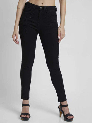 Spykar Super Skinny Women Black Jeans