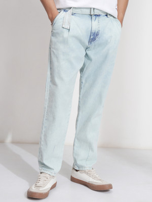 HIGHLANDER Tapered Fit Men Light Blue Jeans