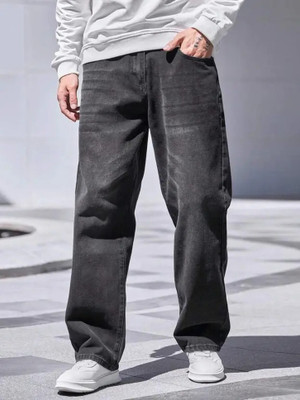 Playfeel Straight Fit Men Grey Jeans