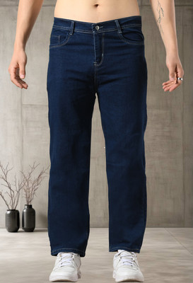 Fader Loose Fit Men Dark Blue Jeans