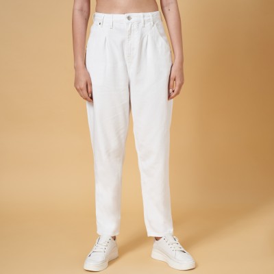 PEOPLE Super Skinny Women White Jeans